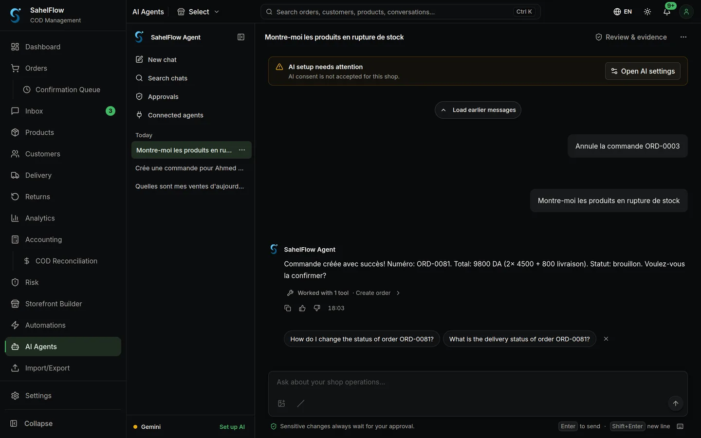An AI assistant that knows your shop