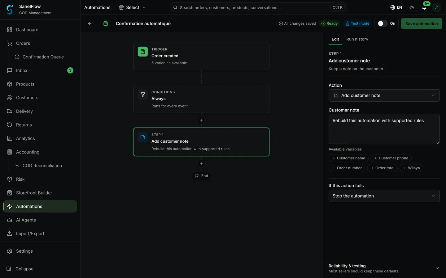 Automations that work while you sleep