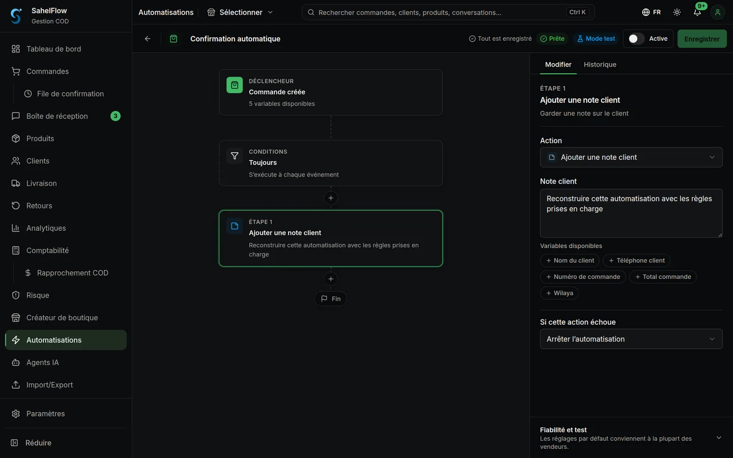 Des automatisations qui travaillent pour vous